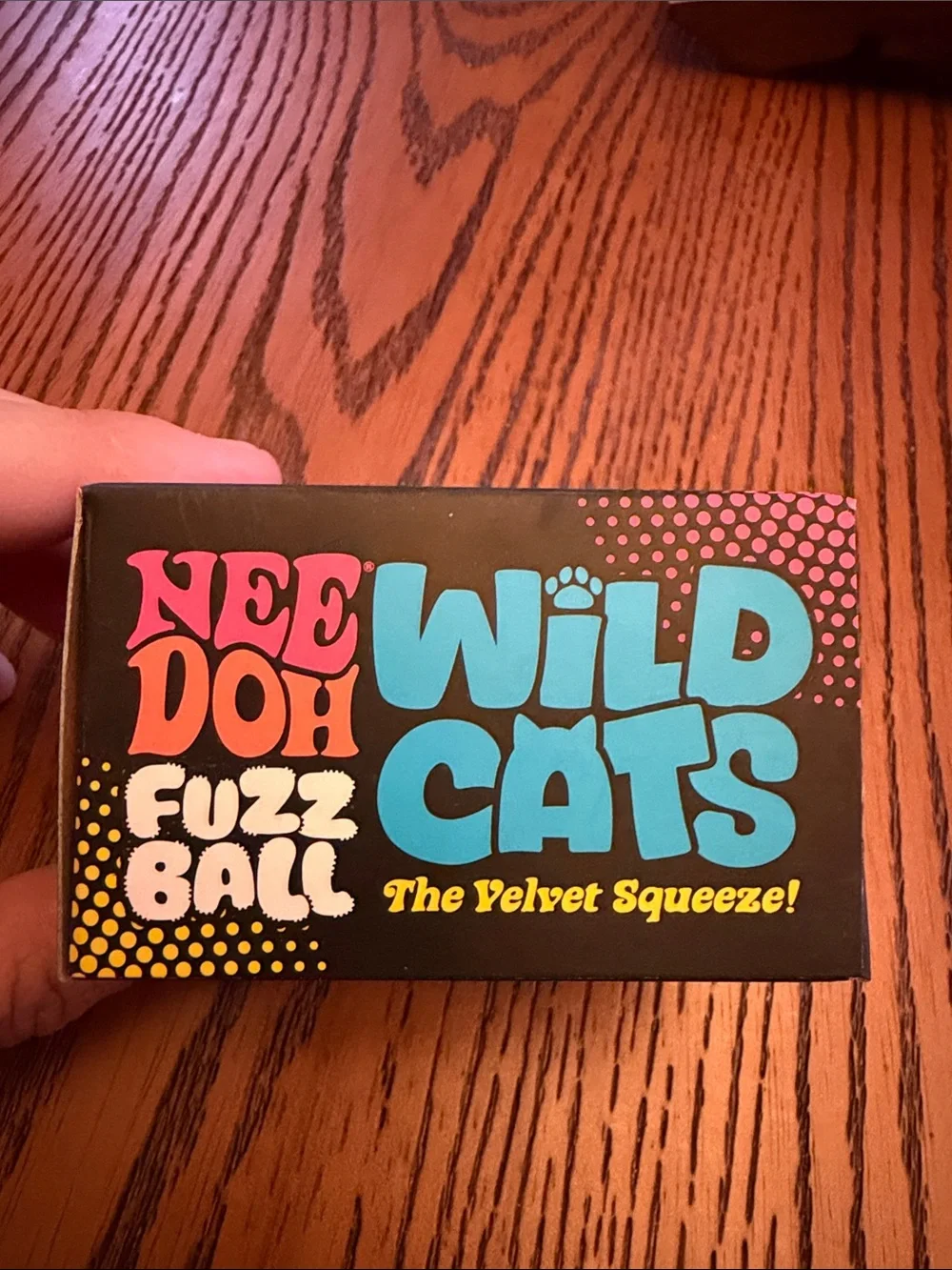 Nee Doh Wild Cats Heart Eyes😻 Pink Stress Toy